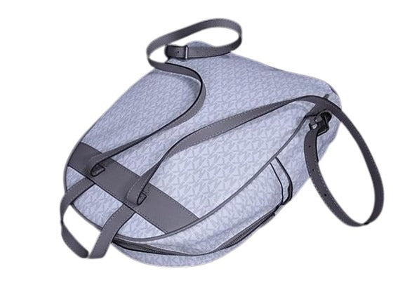 MICHAEL KORS マイケルコース リュックサック バックパック 35S9SAYB7B ホワイト系×グレー系 PVC×レザー ユニセックス 超美品