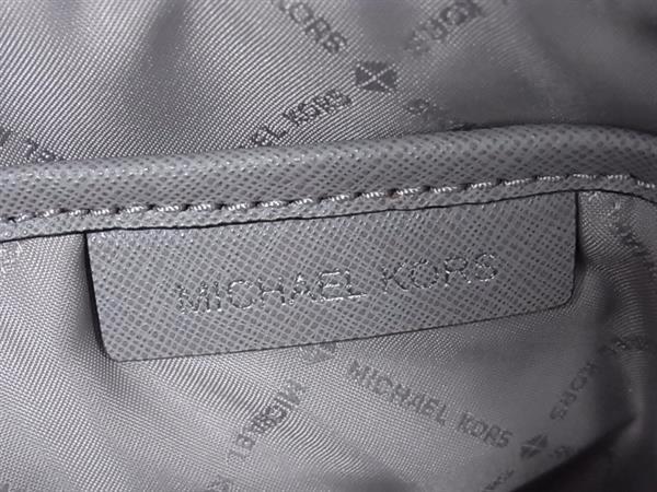 MICHAEL KORS マイケルコース リュックサック バックパック 35S9SAYB7B ホワイト系×グレー系 PVC×レザー ユニセックス 超美品