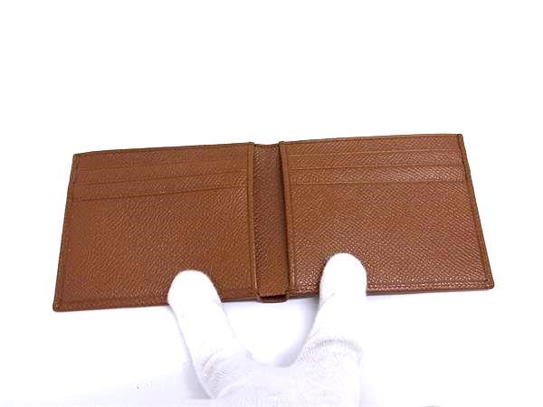 BVLGARI ブルガリ 二つ折り財布 クラシコ 札入れ - ブラウン系 レザー メンズ 美品