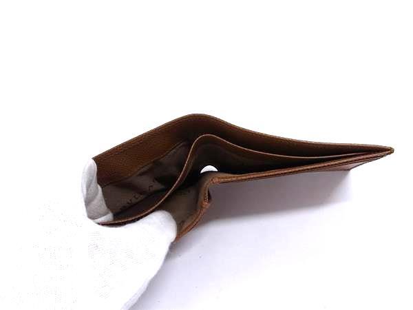 BVLGARI ブルガリ 二つ折り財布 クラシコ 札入れ - ブラウン系 レザー メンズ 美品