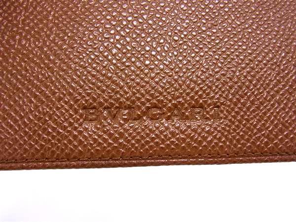 BVLGARI ブルガリ 二つ折り財布 クラシコ 札入れ - ブラウン系 レザー メンズ 美品