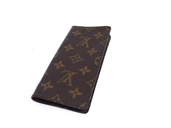 LOUIS VUITTON ルイヴィトン メガネケース モノグラム エテュイ リュネット サーンプル M62962 ブラウン系 PVC レザー ユニセックス