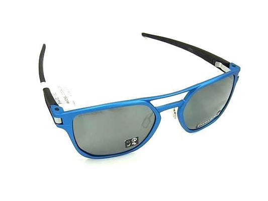 OAKLEY オークリー アイウェア サングラス LATCH ALPHA 0OO4128 ブルー系 メタル ラバー メンズ 超美品
