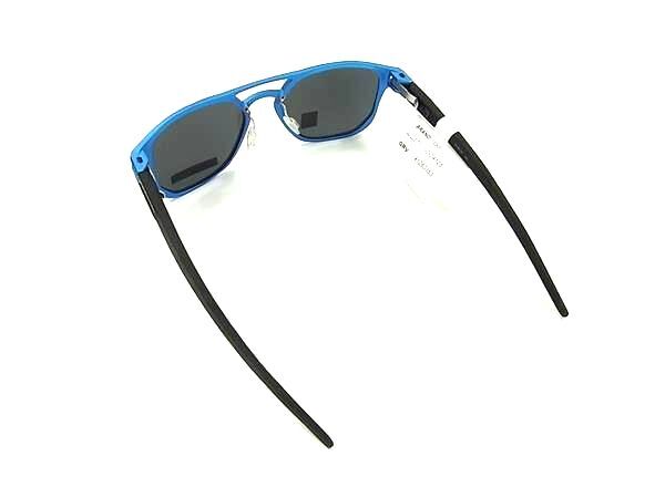 OAKLEY オークリー アイウェア サングラス LATCH ALPHA 0OO4128 ブルー系 メタル ラバー メンズ 超美品
