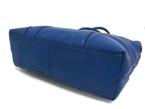 COACH コーチ トートバッグ 70600 ブルー レザー ユニセックス 2WAY