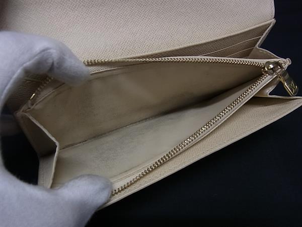 LOUIS VUITTON ルイヴィトン 財布 ダミエアズール ポルトフォイユ サラ N61735 アズール PVC レザー ユニセックス 二つ折り長財布 ゴールド金具