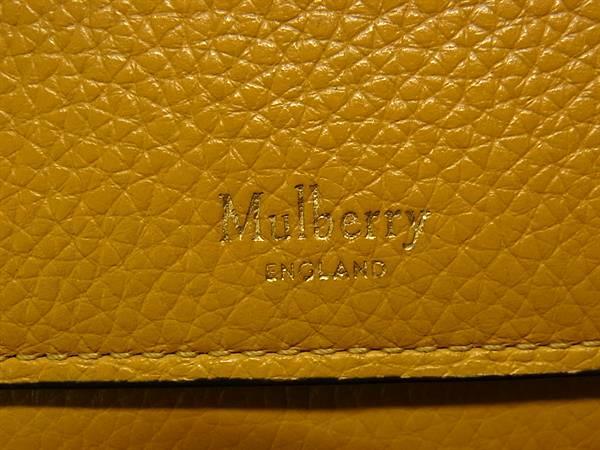 MULBERRY マルベリー 財布 コンチネンタルウォレット RL4440/205N651 イエロー レザー レディース 二つ折り長財布 美品