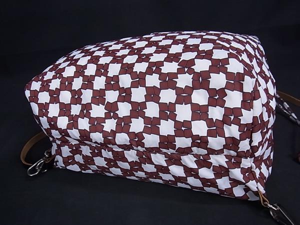 MARNI マルニ リュックサック マルチカラー ナイロン×レザー レディース リバーシブル