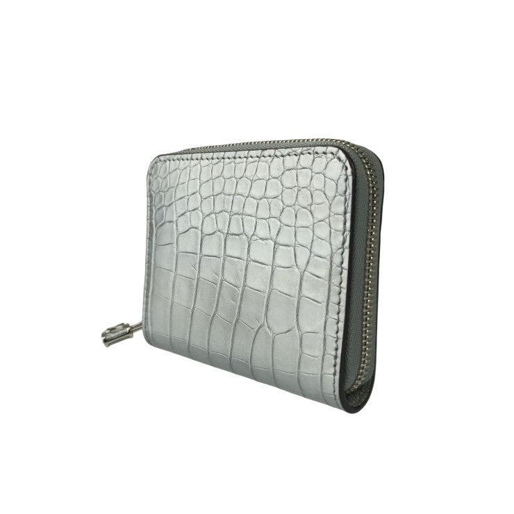 LOUIS VUITTON ルイヴィトン コインケース ジッピー コインパース エキゾチックレザー シルバー クロコダイル レディース アリゲーター 新古未使用展示品