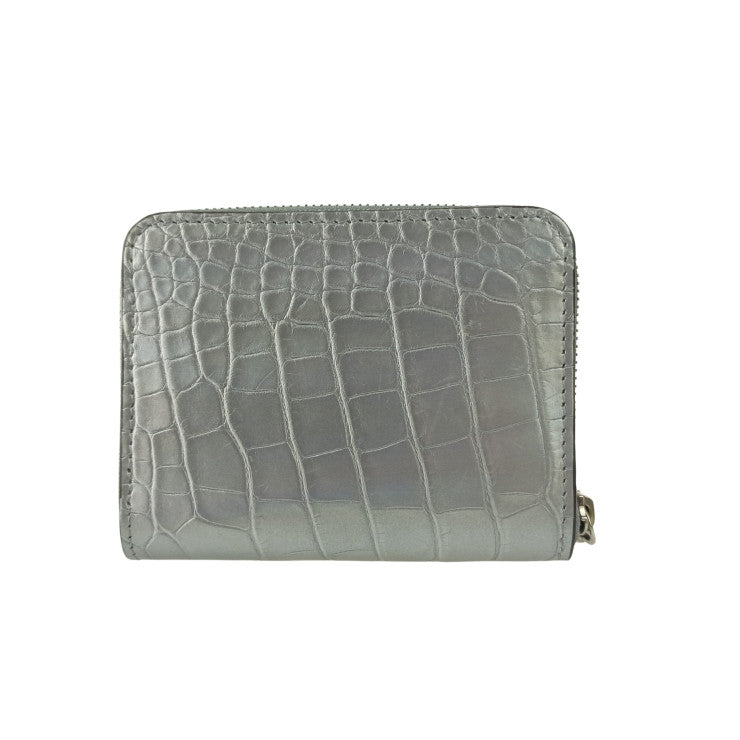LOUIS VUITTON ルイヴィトン コインケース ジッピー コインパース エキゾチックレザー シルバー クロコダイル レディース アリゲーター 新古未使用展示品