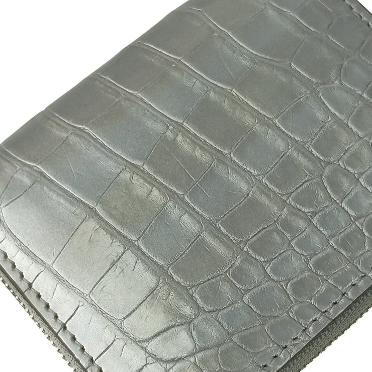 LOUIS VUITTON ルイヴィトン コインケース ジッピー コインパース エキゾチックレザー シルバー クロコダイル レディース アリゲーター 新古未使用展示品