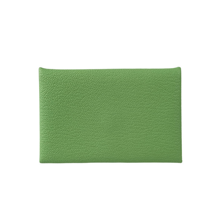 HERMES エルメス コインケース カルヴィ ヴェールクリケット シェーブル ユニセックス 小銭入れ W刻印 新品未使用展示品