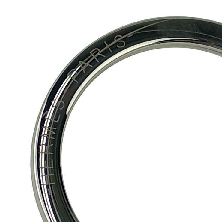 HERMES エルメス キーホルダー キーリング シュバル シルバー メタル ユニセックス バッグチャーム 馬モチーフ 新古未使用展示品