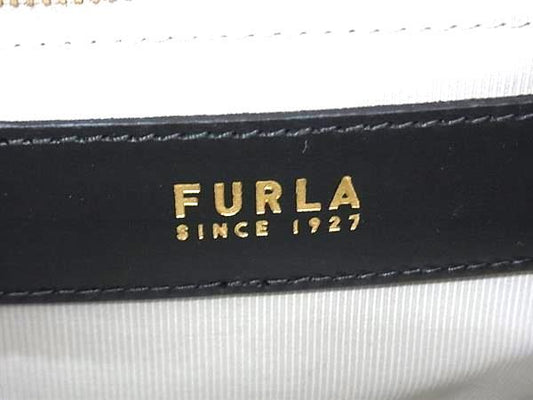 FURLA フルラ ショルダーバッグ スフェラ グレー ソフト レザー レディース 超美品
