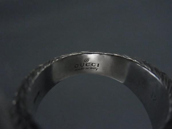 GUCCI グッチ リング 指輪 インターロッキングG アラベスク シルバー SV925 レディース