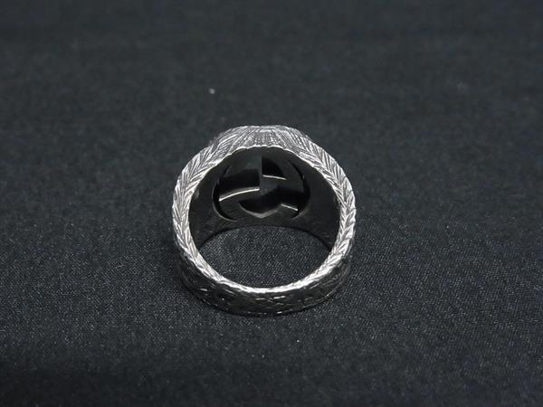 GUCCI グッチ リング 指輪 インターロッキングG アラベスク シルバー SV925 レディース