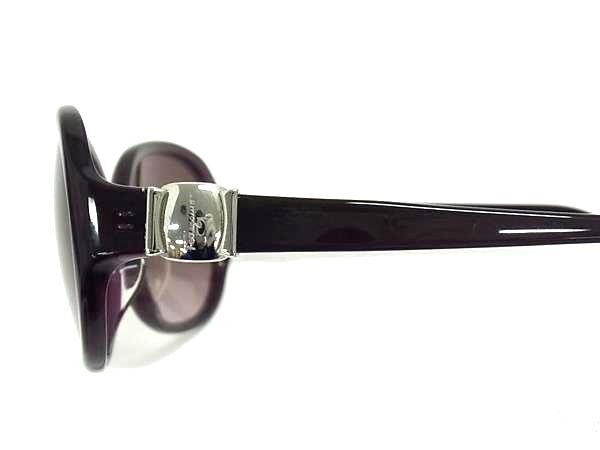 Salvatore Ferragamo フェラガモ サングラス ヴァラ SF654SA パープル ブラウングラデーション プラスチック レディース シルバー金具 美品
