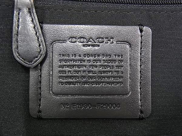 COACH コーチ リュックサック チャーリー F29004 ブラック レザー ナイロン ユニセックス ゴールド金具 美品