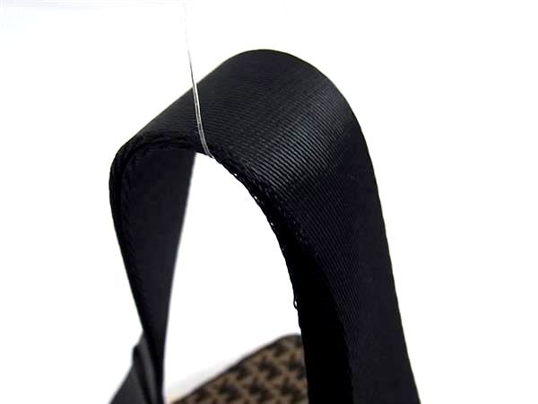 MICHAEL KORS マイケルコース ショルダーバッグ MK柄 ブラック ベージュ キャンバス レザー ユニセックス 超美品