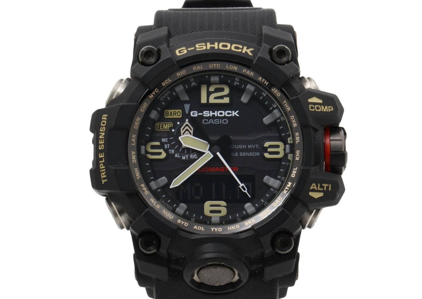 CASIO カシオ 時計 GSHOCK MASTER OF G LAND MUDMASTER GWG10001AJF ブラック 樹脂／ステンレススチール メンズ アナデジ 美品