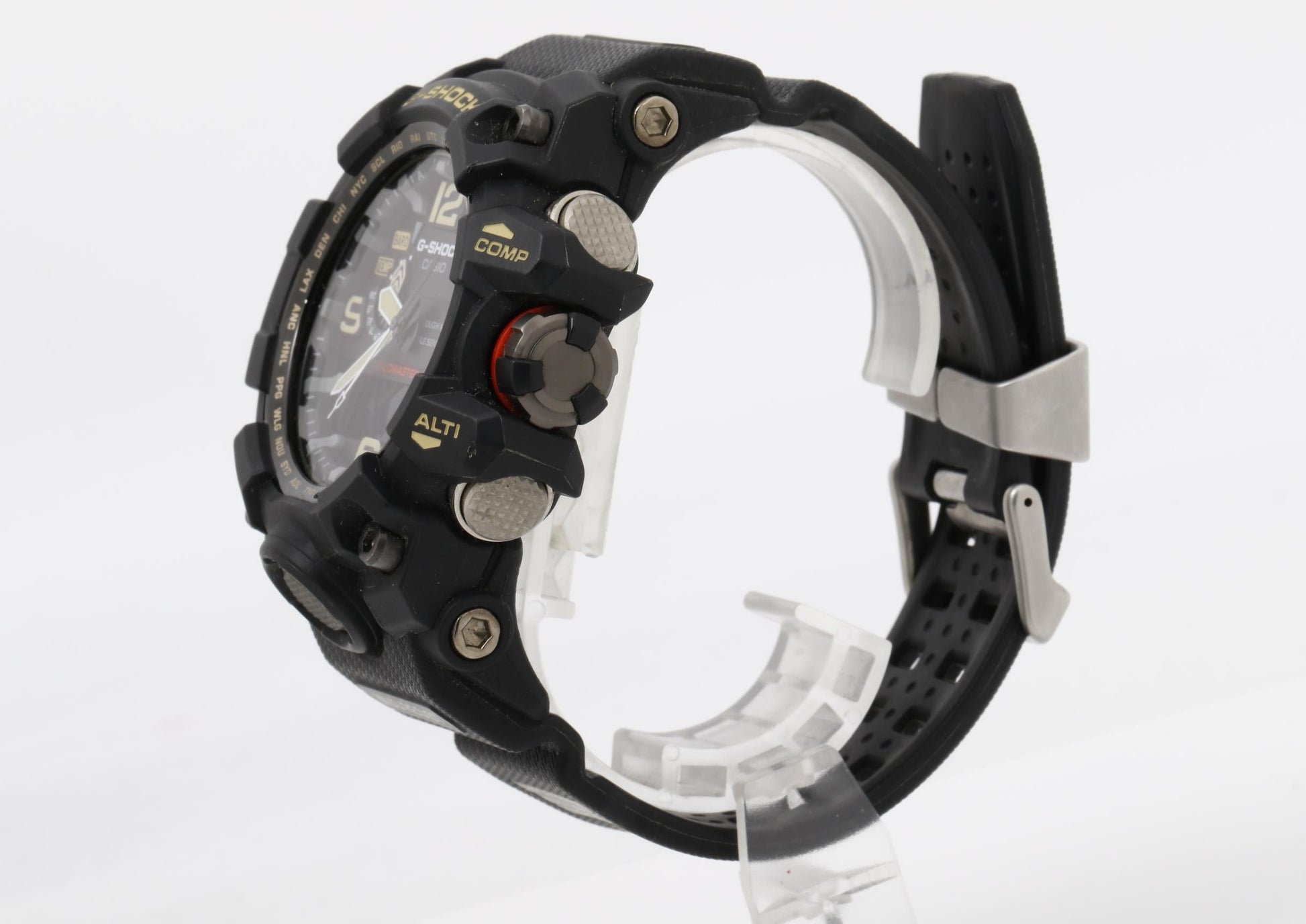 CASIO カシオ 時計 GSHOCK MASTER OF G LAND MUDMASTER GWG10001AJF ブラック 樹脂／ステンレススチール メンズ アナデジ 美品