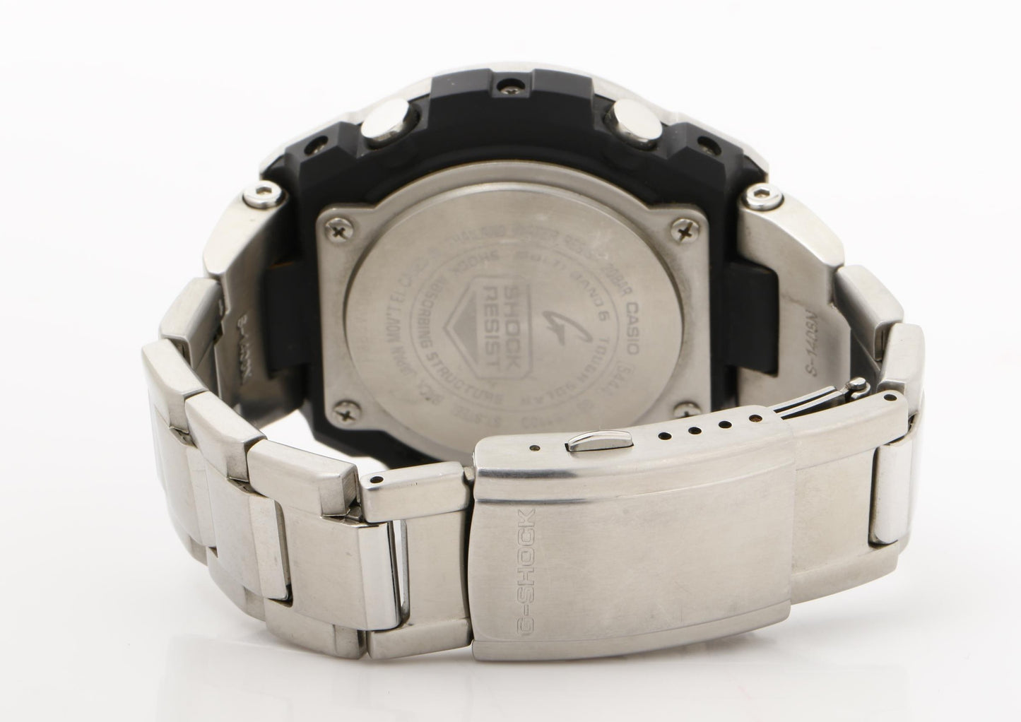 CASIO カシオ 時計 GSHOCK GSTEEL GSTW100 Series GSTW110D7AJF シルバー 樹脂／ステンレススチール メンズ アナデジ