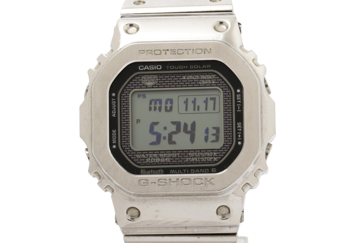 CASIO カシオ 時計 GSHOCK FULL METAL 5000 SERIES GMWB5000D1JF ブラック シルバー ステンレススチール メンズ デジタル