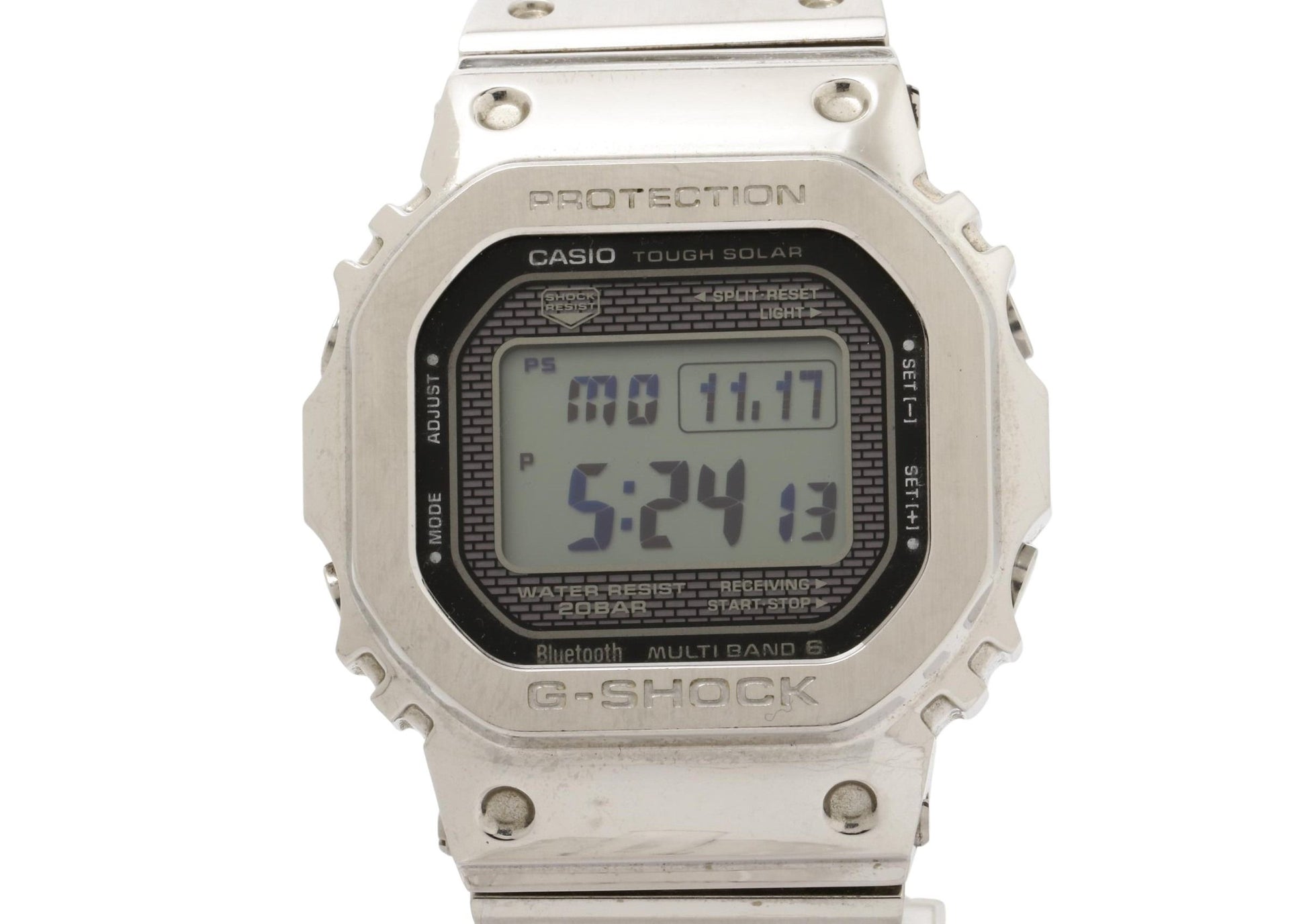 CASIO カシオ 時計 GSHOCK FULL METAL 5000 SERIES GMWB5000D1JF ブラック シルバー ステンレススチール メンズ デジタル