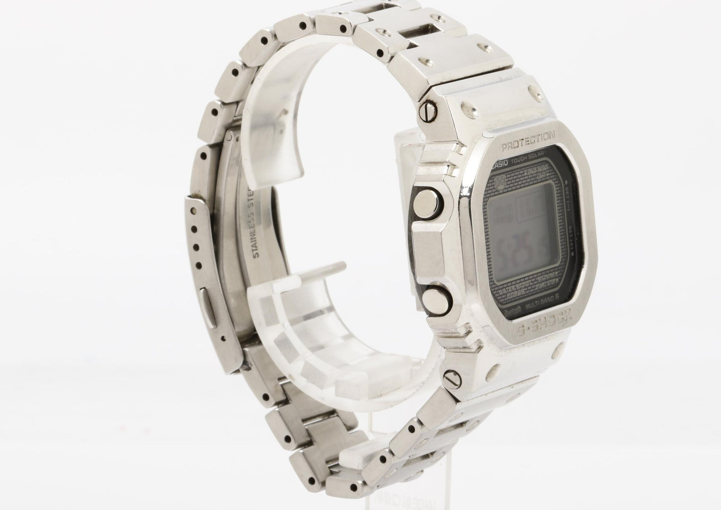 CASIO カシオ 時計 GSHOCK FULL METAL 5000 SERIES GMWB5000D1JF ブラック シルバー ステンレススチール メンズ デジタル
