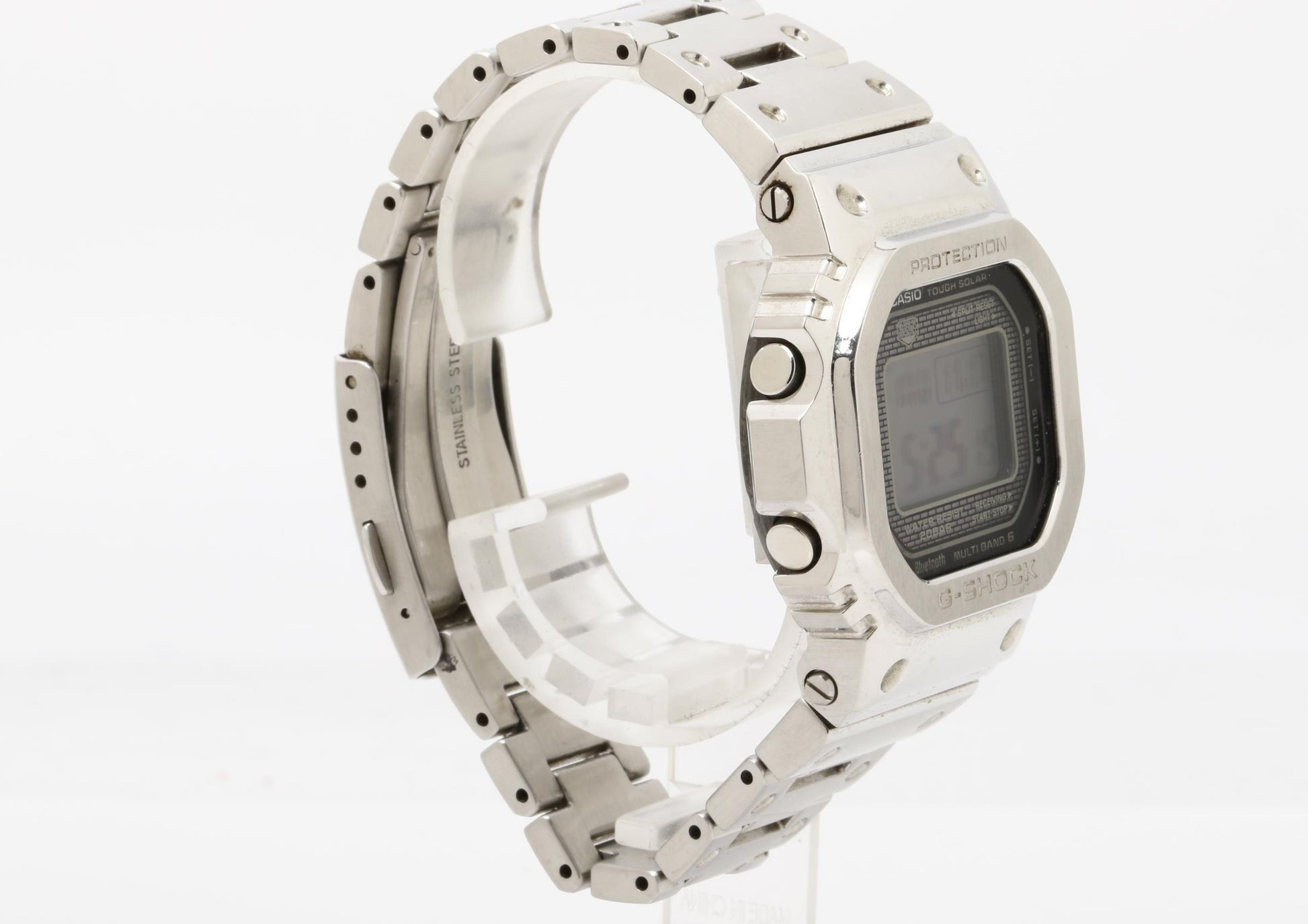 CASIO カシオ 時計 GSHOCK FULL METAL 5000 SERIES GMWB5000D1JF ブラック シルバー ステンレススチール メンズ デジタル