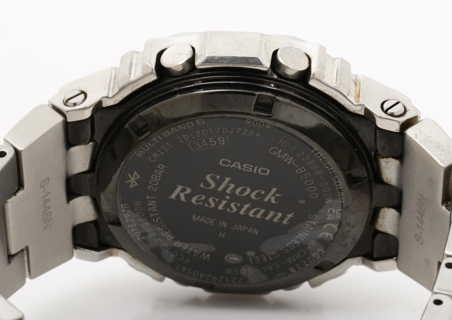 CASIO カシオ 時計 GSHOCK FULL METAL 5000 SERIES GMWB5000D1JF ブラック シルバー ステンレススチール メンズ デジタル