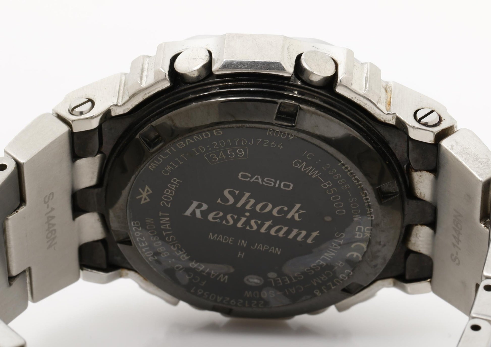 CASIO カシオ 時計 GSHOCK FULL METAL 5000 SERIES GMWB5000D1JF ブラック シルバー ステンレススチール メンズ デジタル