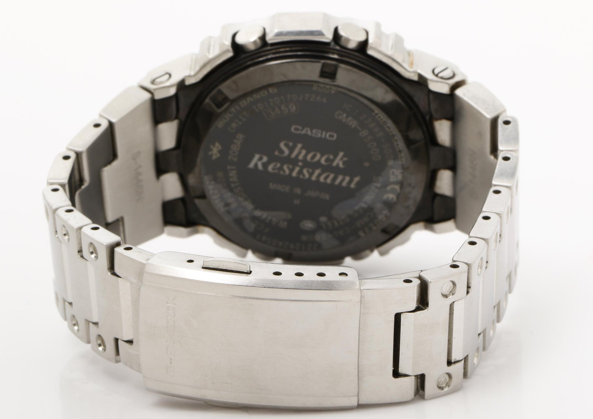 CASIO カシオ 時計 GSHOCK FULL METAL 5000 SERIES GMWB5000D1JF ブラック シルバー ステンレススチール メンズ デジタル