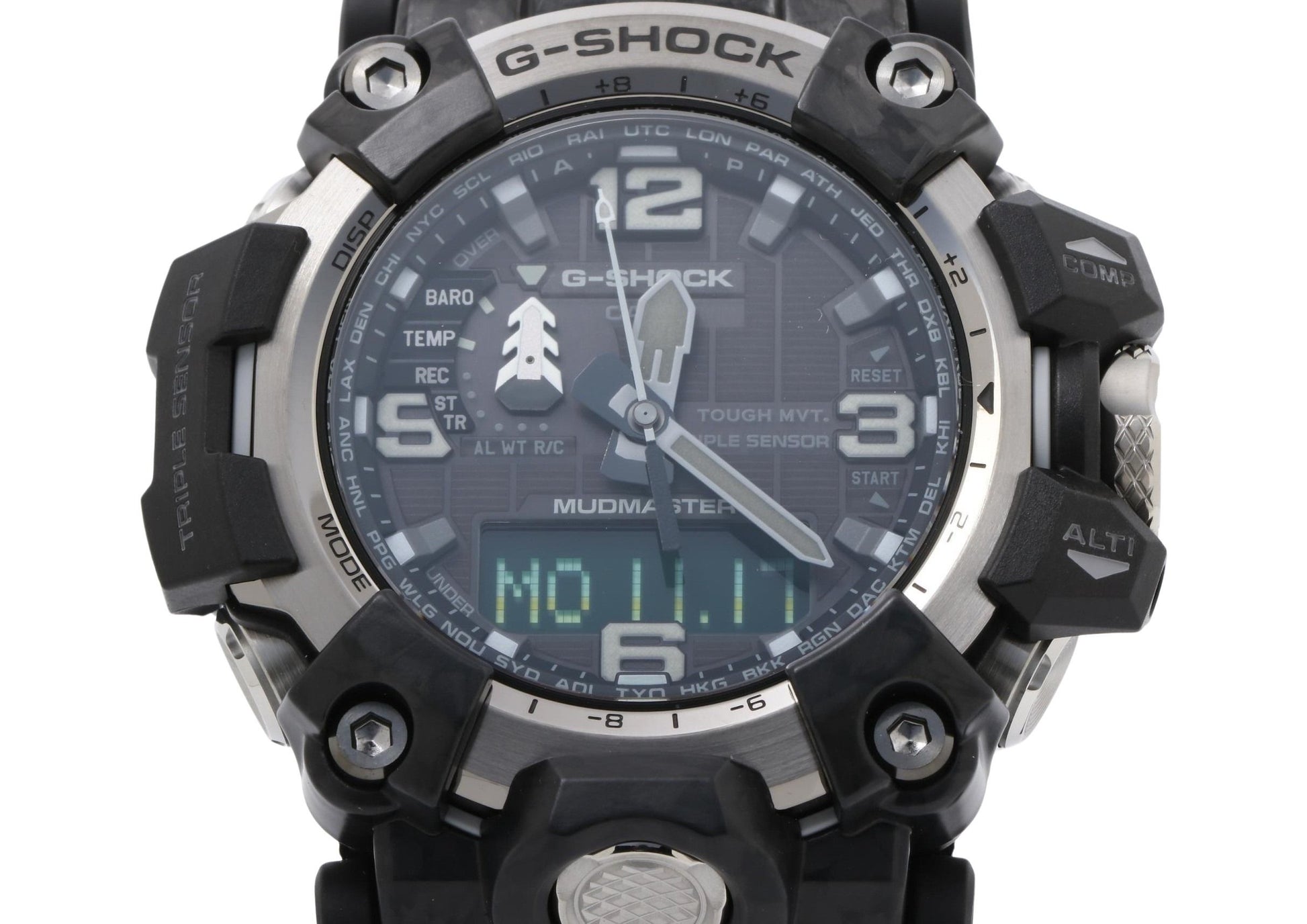CASIO カシオ 時計 GSHOCK MASTER OF G LAND MUDMASTER GWG20001A1JF ブラック 樹脂／ステンレススチール メンズ アナデジ 新品未使用展示品