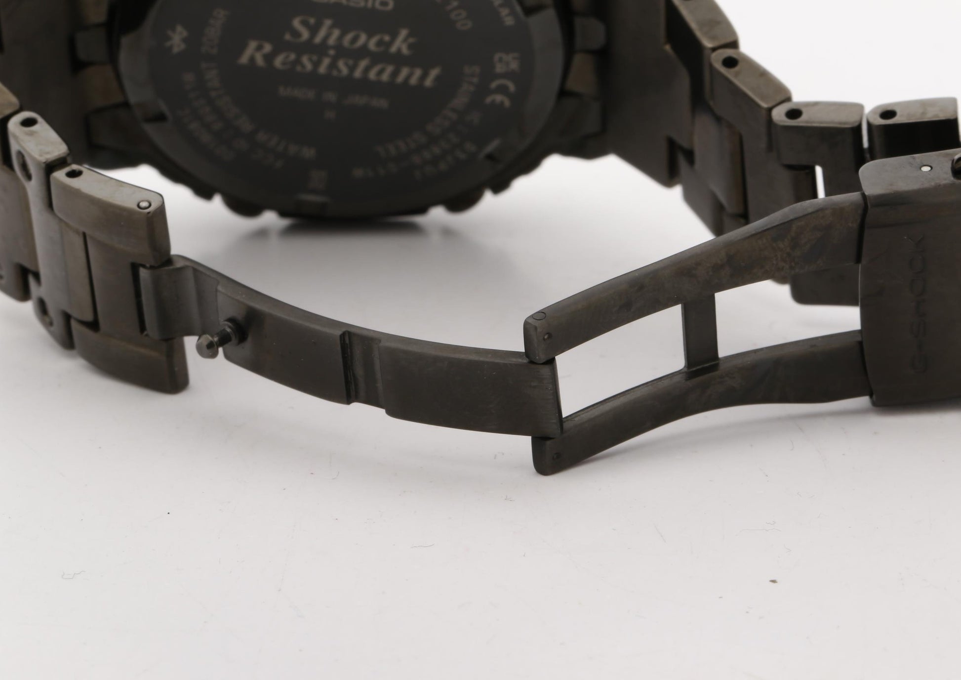 CASIO カシオ 時計 GSHOCK FULL METAL 2100 Series GMB2100BD1AJF ブラック ステンレススチール メンズ アナデジ 美品