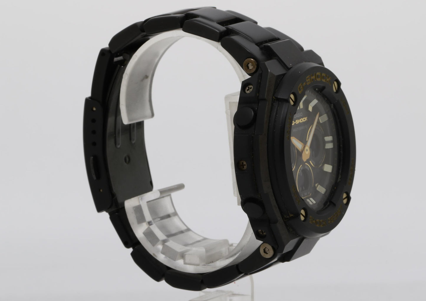 CASIO カシオ 時計 GSHOCK GSTEEL GSTW300BD1AJF ブラック ステンレススチール メンズ アナデジ