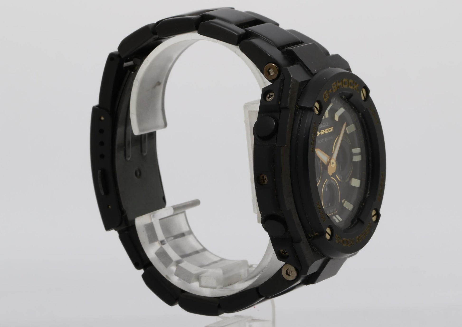 CASIO カシオ 時計 GSHOCK GSTEEL GSTW300BD1AJF ブラック ステンレススチール メンズ アナデジ