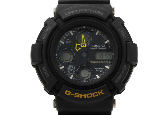 CASIO カシオ 時計 GSHOCK ガウスマン AW571BM1T ブラック 樹脂／チタン メンズ アナデジ 超美品