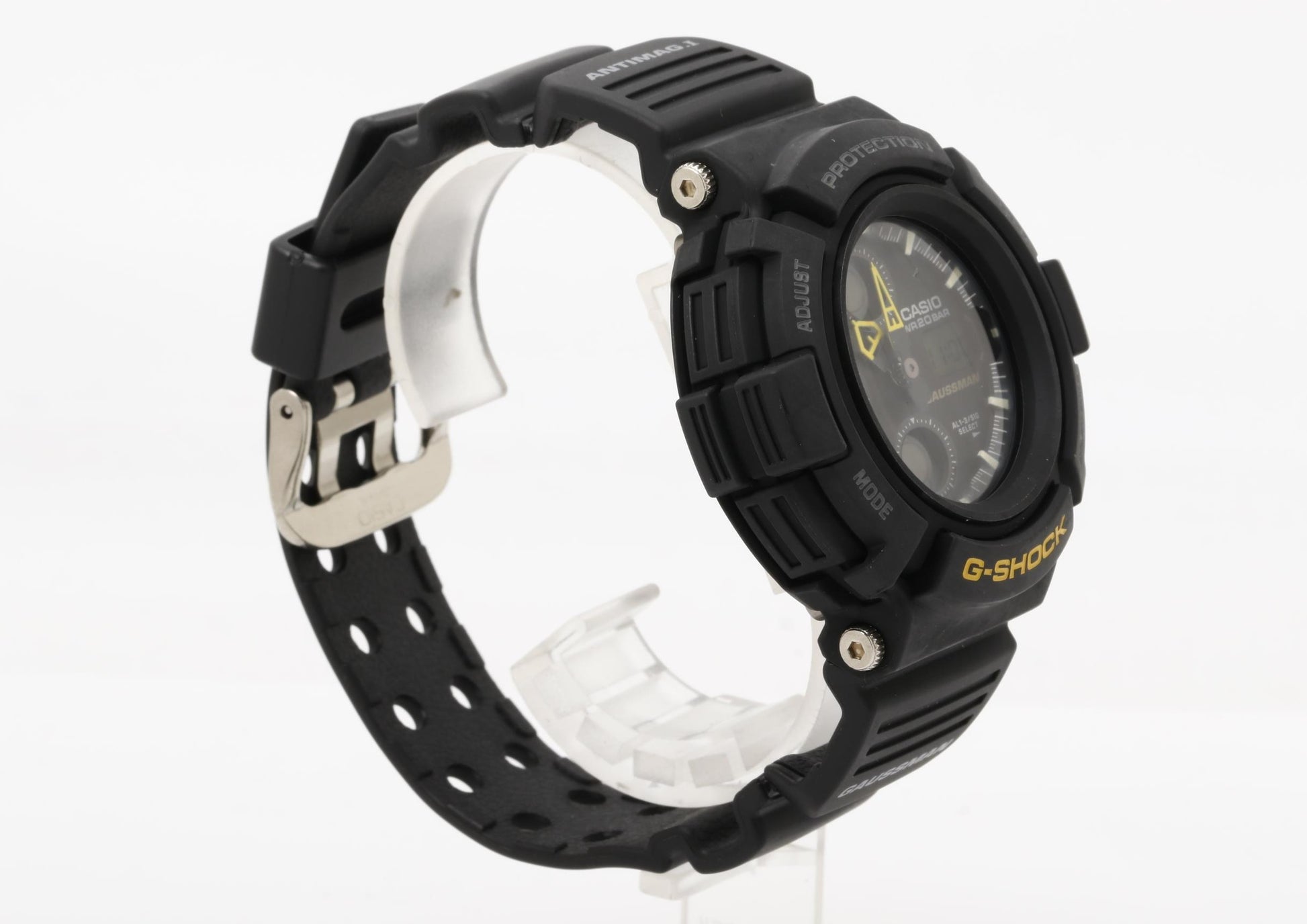 CASIO カシオ 時計 GSHOCK ガウスマン AW571BM1T ブラック 樹脂／チタン メンズ アナデジ 超美品