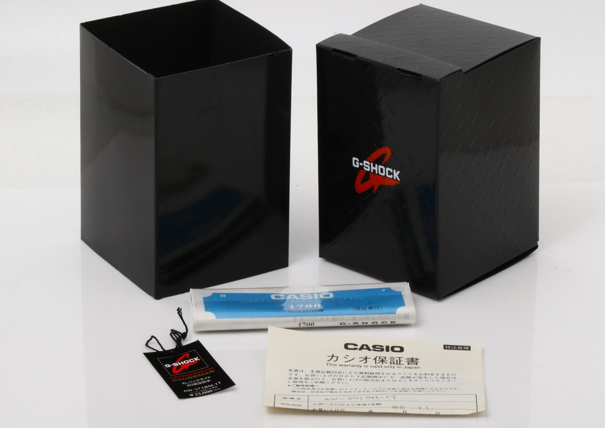 CASIO カシオ 時計 GSHOCK ガウスマン AW571BM1T ブラック 樹脂／チタン メンズ アナデジ 超美品
