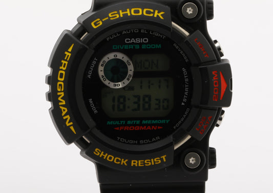 CASIO カシオ 時計 GSHOCK フロッグマン GW200Z1JF ブラック 樹脂／チタン メンズ デジタル 美品