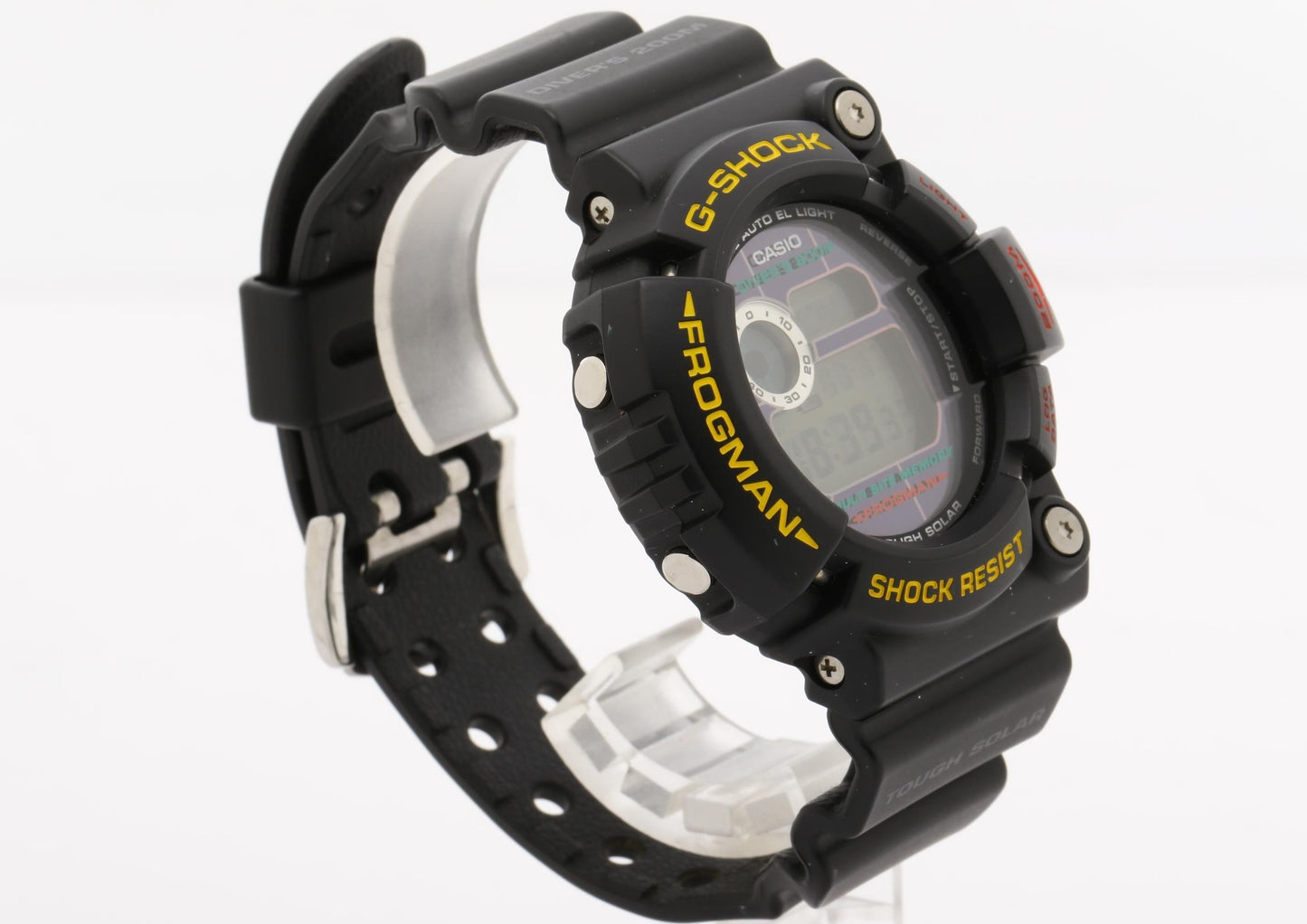 CASIO カシオ 時計 GSHOCK フロッグマン GW200Z1JF ブラック 樹脂／チタン メンズ デジタル 美品