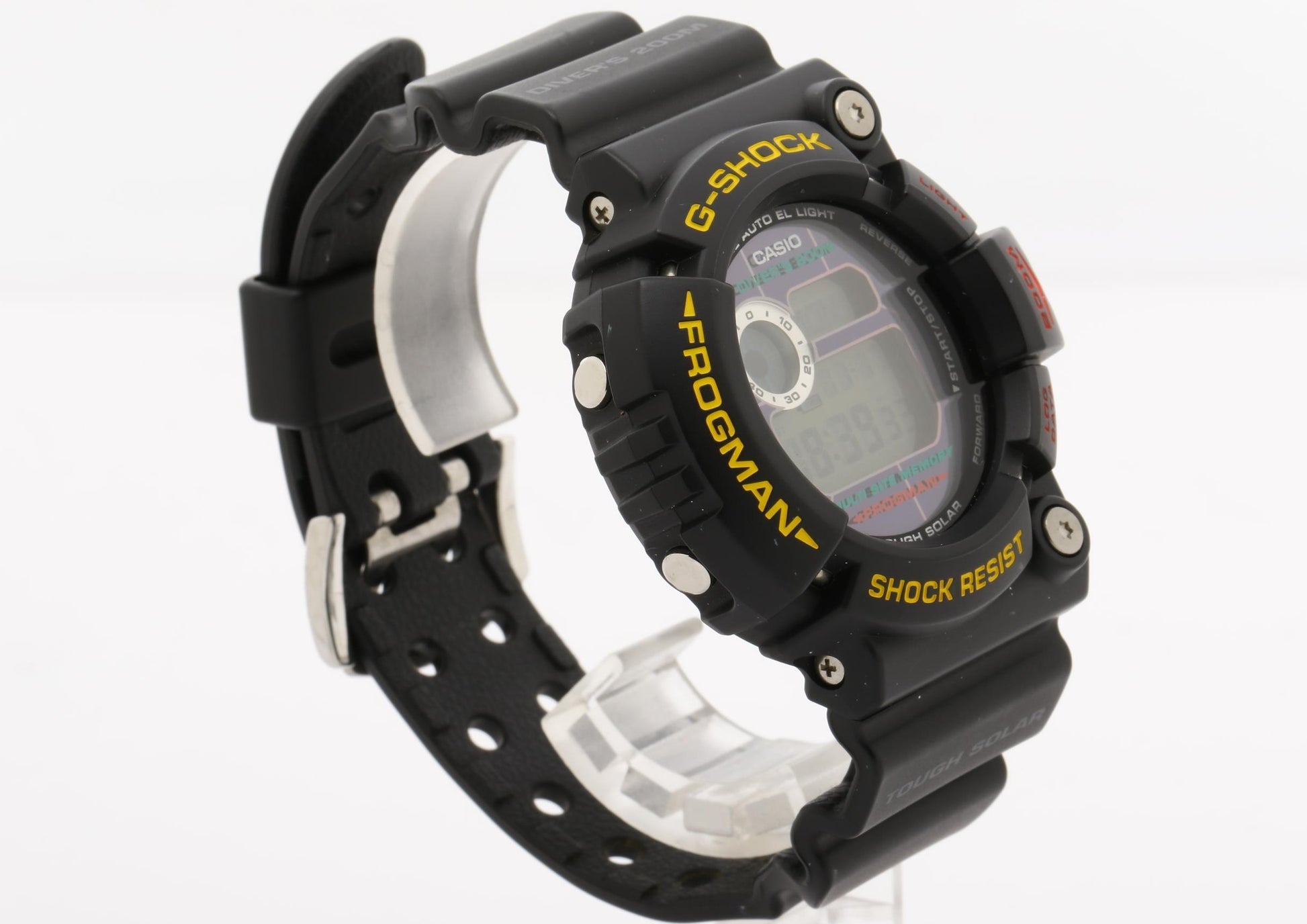 CASIO カシオ 時計 GSHOCK フロッグマン GW200Z1JF ブラック 樹脂／チタン メンズ デジタル 美品
