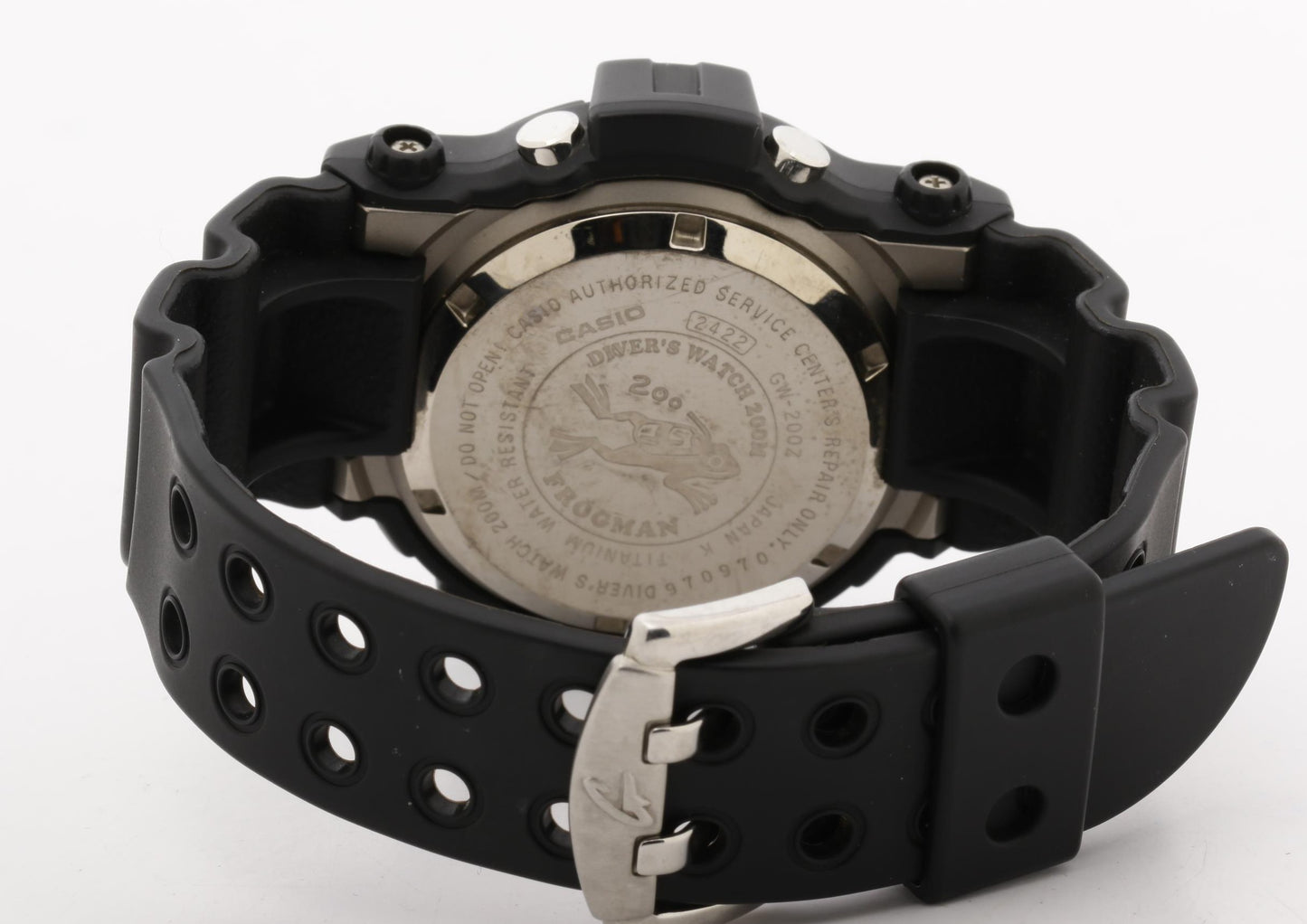 CASIO カシオ 時計 GSHOCK フロッグマン GW200Z1JF ブラック 樹脂／チタン メンズ デジタル 美品