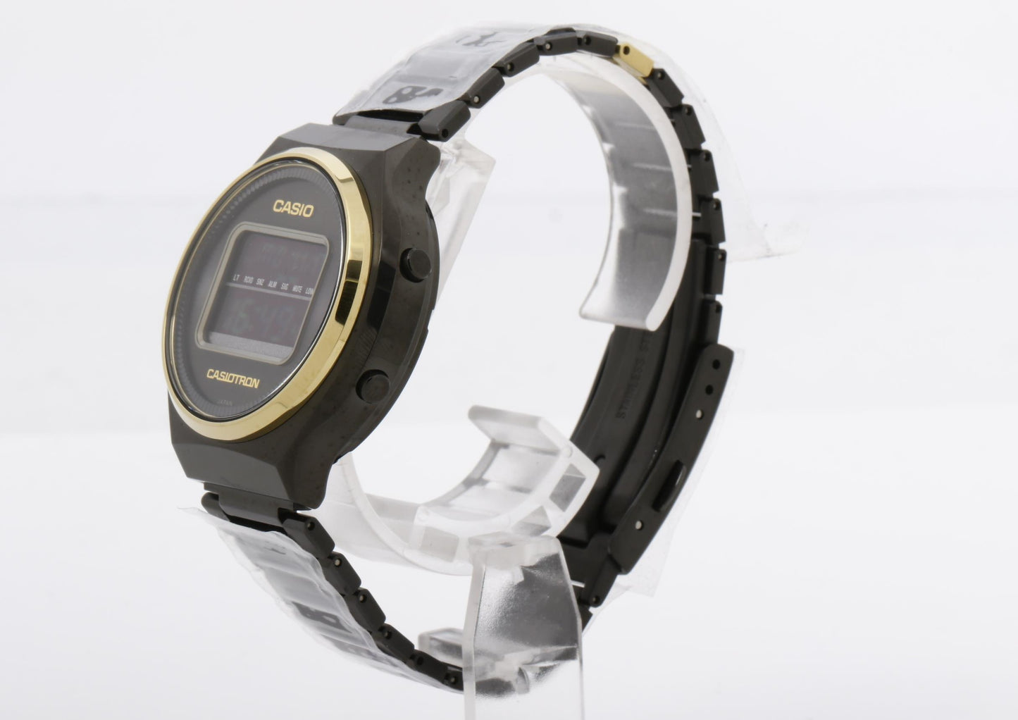 CASIO カシオ 時計 カシオトロン TRN50ZE1AJR ブラック ステンレススチール メンズ デジタル カシオウオッチ50周年記念モデル CASIOTRON 新品未使用展示品