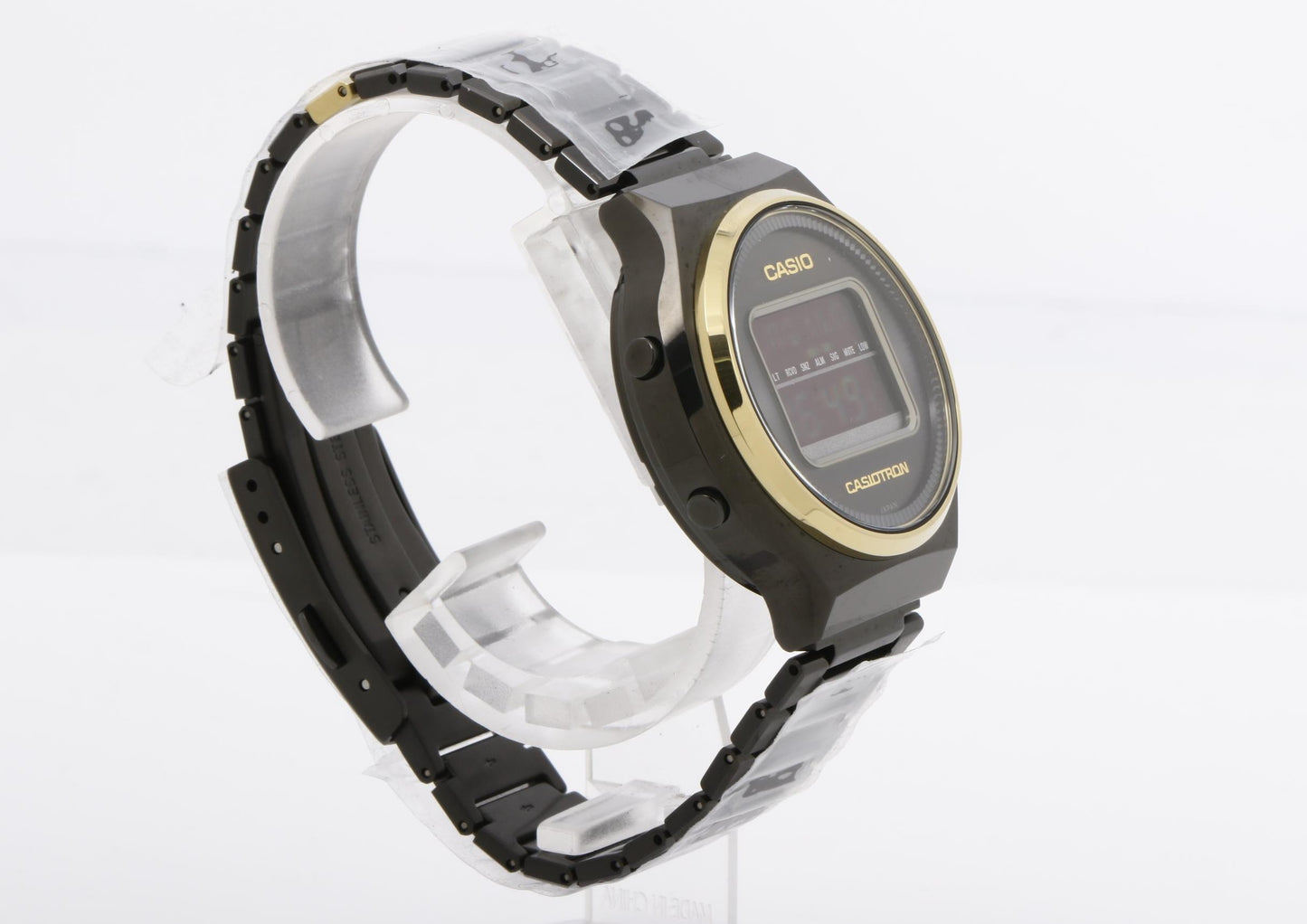 CASIO カシオ 時計 カシオトロン TRN50ZE1AJR ブラック ステンレススチール メンズ デジタル カシオウオッチ50周年記念モデル CASIOTRON 新品未使用展示品