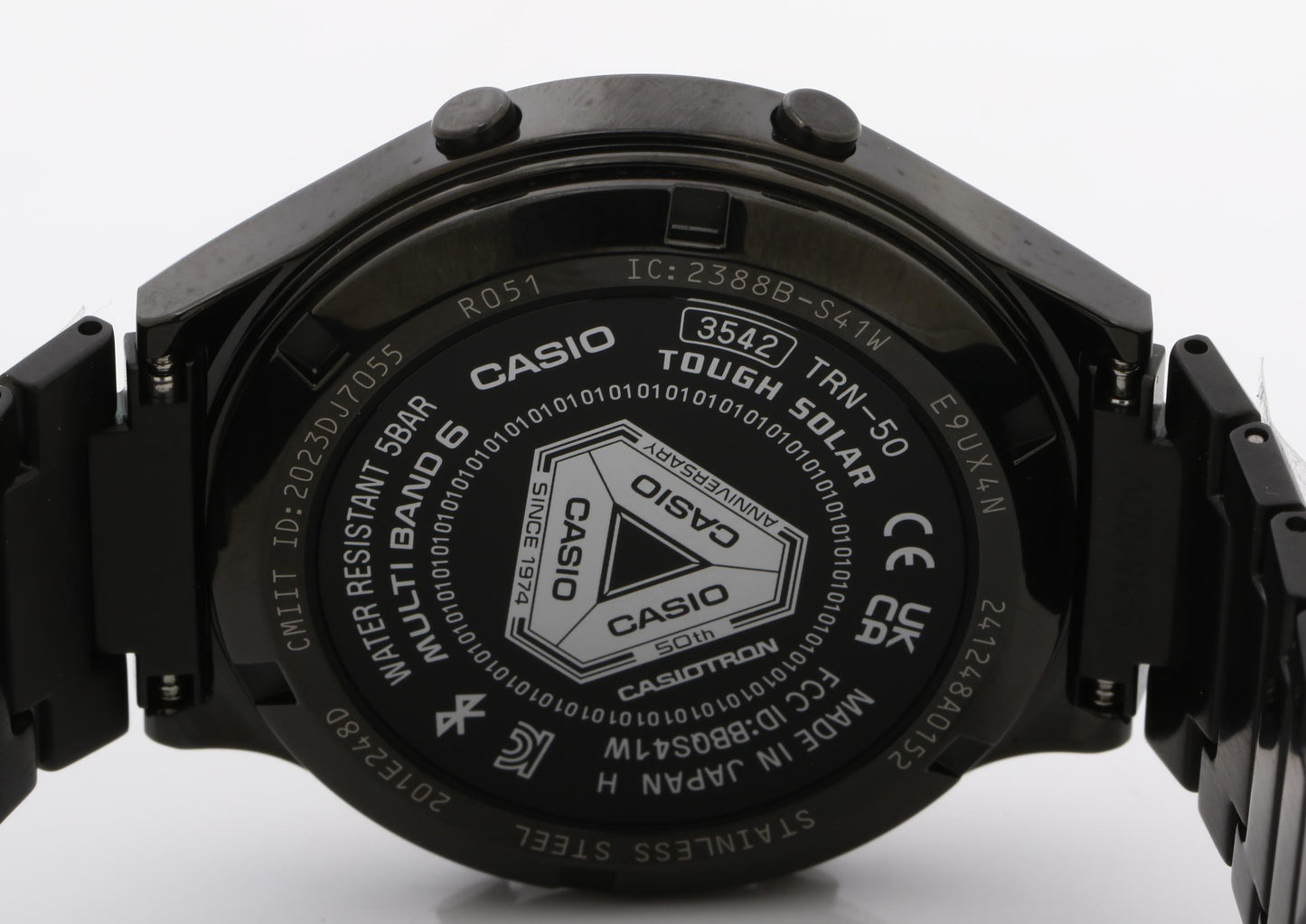 CASIO カシオ 時計 カシオトロン TRN50ZE1AJR ブラック ステンレススチール メンズ デジタル カシオウオッチ50周年記念モデル CASIOTRON 新品未使用展示品