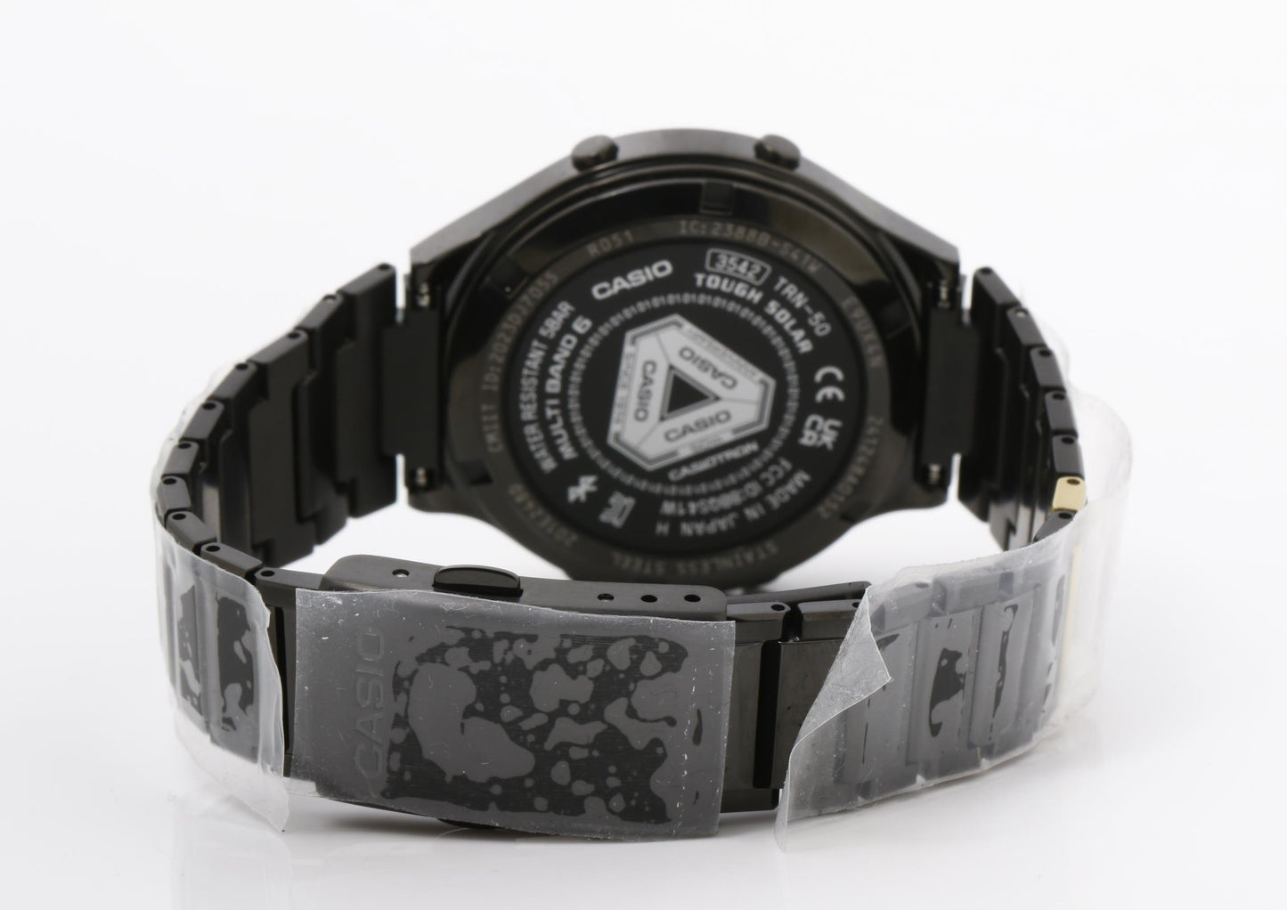 CASIO カシオ 時計 カシオトロン TRN50ZE1AJR ブラック ステンレススチール メンズ デジタル カシオウオッチ50周年記念モデル CASIOTRON 新品未使用展示品