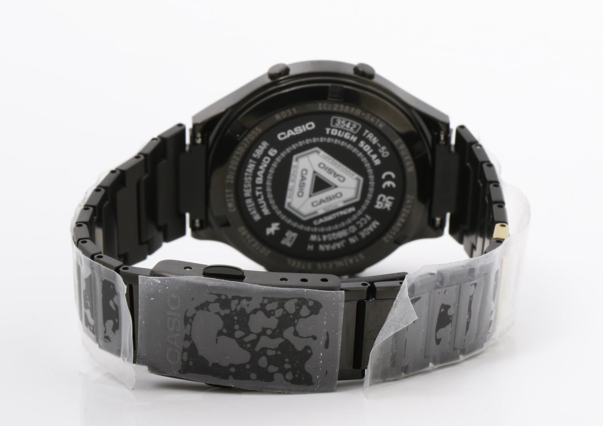 CASIO カシオ 時計 カシオトロン TRN50ZE1AJR ブラック ステンレススチール メンズ デジタル カシオウオッチ50周年記念モデル CASIOTRON 新品未使用展示品