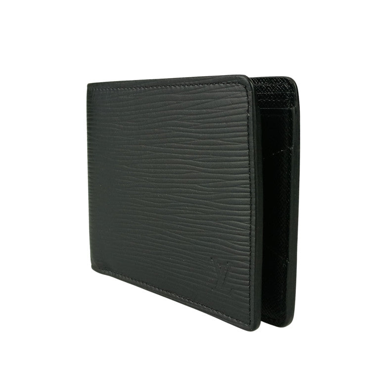 LOUIS VUITTON ルイヴィトン 財布 ミュルティプル M60662 ブラック エピ メンズ 美品